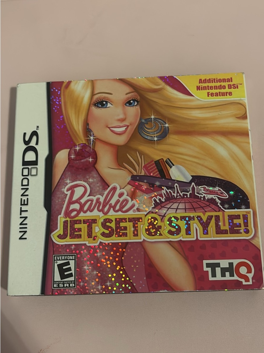 Barbie Jet Set & Style Nintendo DS Game - Pink, Gold